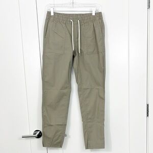 Vuori Small Brown Ripstop Cropped Drawstring Cargo Pants